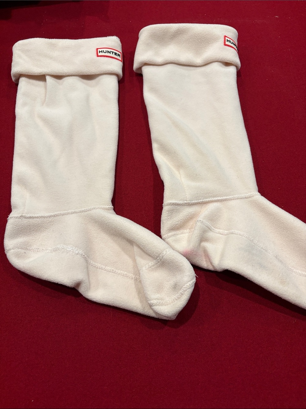 Hunter Tall Cream Boot Socks
Size L